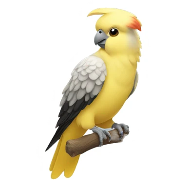 Yellow cockatiel  sticker