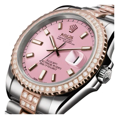 rolex pink sticker
