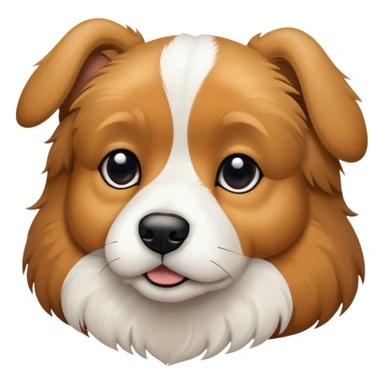 Black and white French door dog Named Edmund sticker