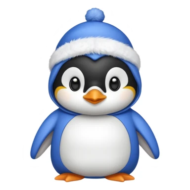 Pinguino con ropa de dormir sticker