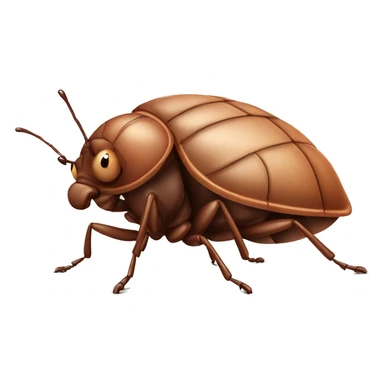 Cute bed bugs sticker
