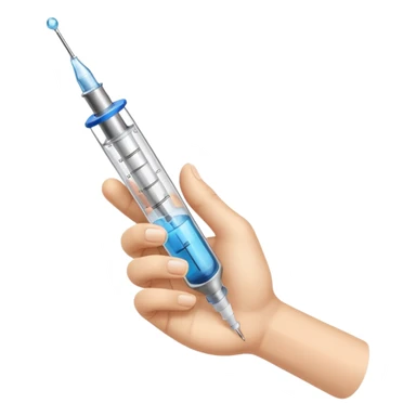 Syringe in fist sticker