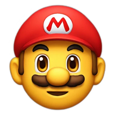 Mario avec casquette rouge qui fait un pouce vers le ciel sticker