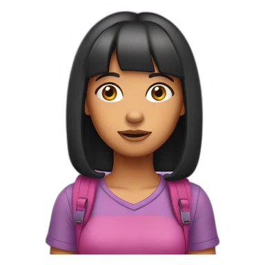 Bored Dora the explorer sticker