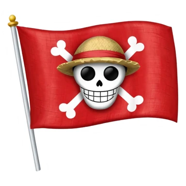 ace  one piece flag sticker