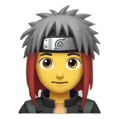 Un kaka sur naruto sticker