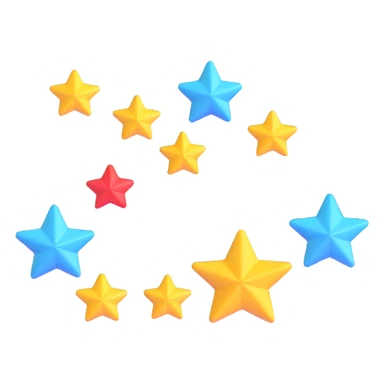magic stars sticker