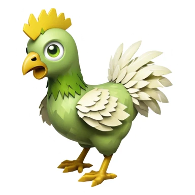 baby minecraft zombie riding a minecraft chicken sticker