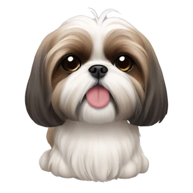 cute shih tzu sticker