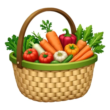 vegetable basket sticker