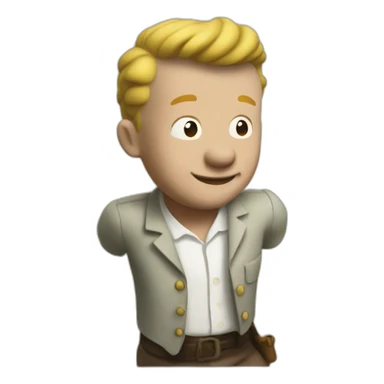 Tintin sticker