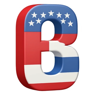 LETTER C USA  sticker