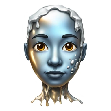 Melting scifi Person in love sticker