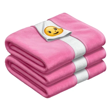 pink hotel towel sticker