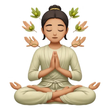I want an emoji to use for mental wellness in a mystical setting. I want to reference a clarity seeker sticker