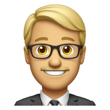 Jeremy professeur de batiment souriant et de petite taille sticker