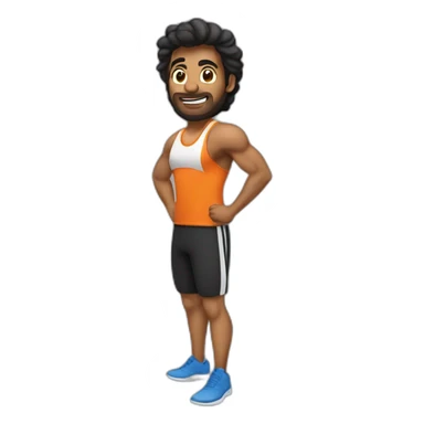 personal trainer che piange infuriato sticker