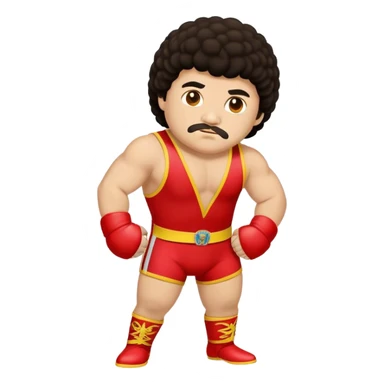 Nacho Libre in his wrestling outfit sticker