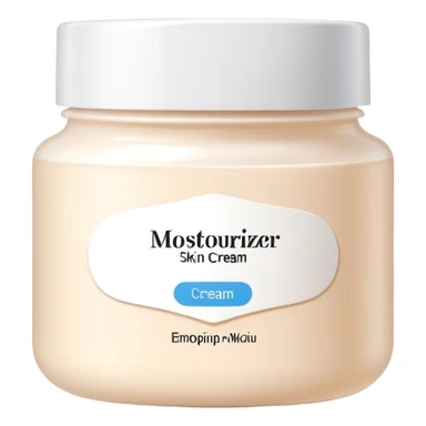 body moisturizer cream pot with label sticker