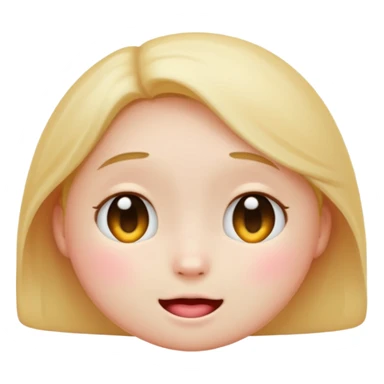 Make me a shy emoji face sticker