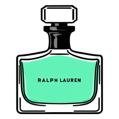 Ralph Lauren perfume bottle sticker