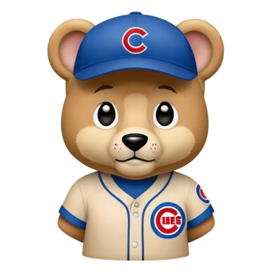 Chicago Cubs Clark the Cub sticker