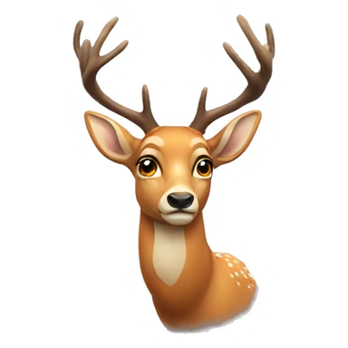 Majestic deer sticker