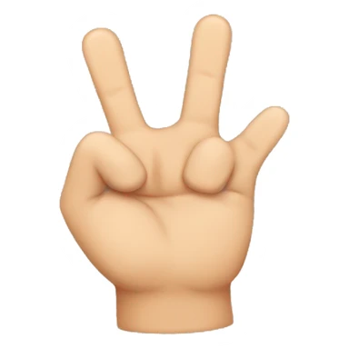 hand sign for bear sticker