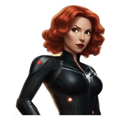 black widow marvel avengers movie sticker