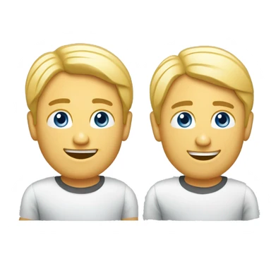 компьютер в стиле y2k  синий sticker