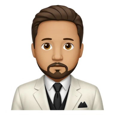 Kernel sanders with goatee beard sticker