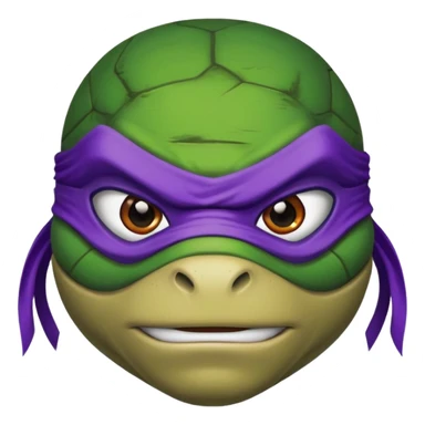 generate the face of a ninja turtle sticker
