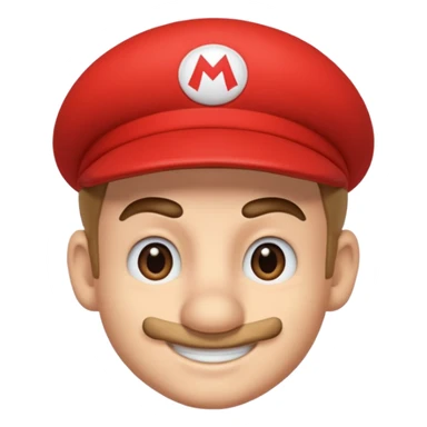 mario with one eyebrow up  sticker