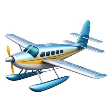 seaplane side view sticker