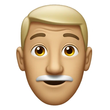 guy with nose above average sticker