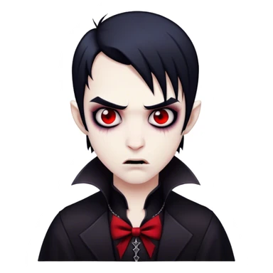 emo vampire sticker