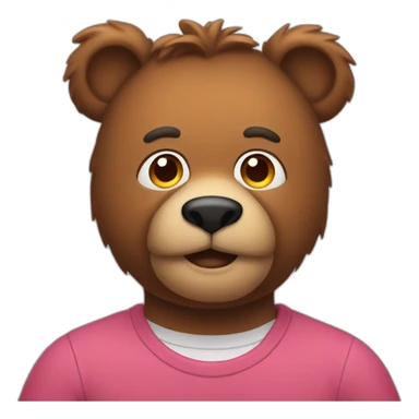 Gay daddy bear sticker