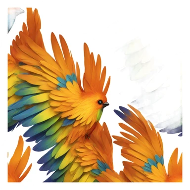 Sunshine bird sticker