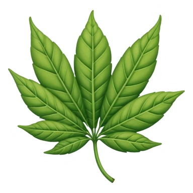 Hoja de mariguana sticker