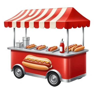 Puesto de perros calientes  sticker