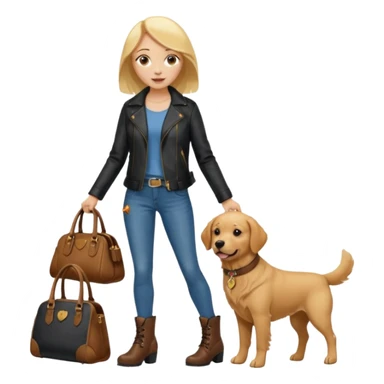 👒
👩‍🦲
🧥👜
👖  
🥾🥾   🦮 sticker