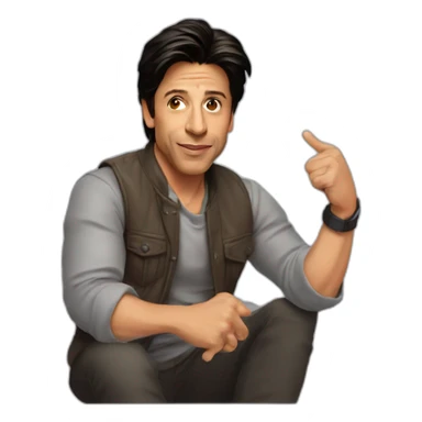 Sharukh khan as atoriksha drive  sticker