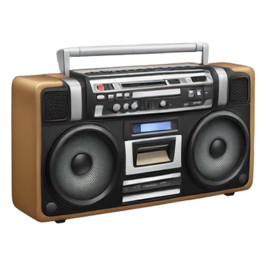 Boombox sticker