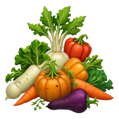 detroyed vegstables sticker