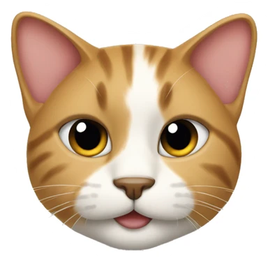 Gato con un moño sticker