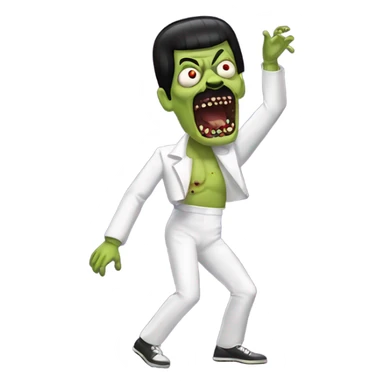 freddie mercury zombie dancing sticker