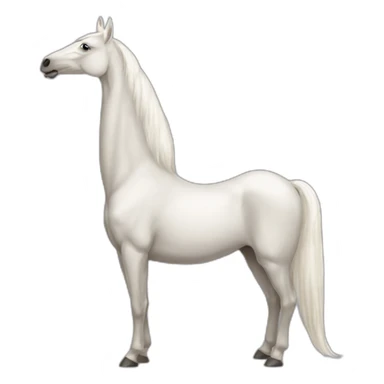 Long necked horse [white neck sticker