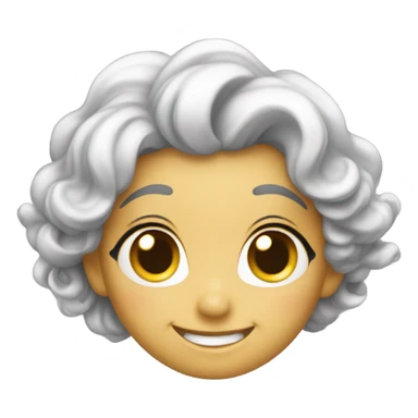 Delphine happy sticker