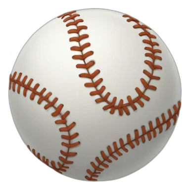 Football shaped like a baseball sticker