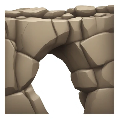 Rock Formation arch sticker